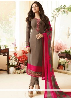 Drashti Dhami Embroidered Work Churidar Designer Suit