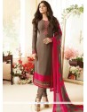 Drashti Dhami Embroidered Work Churidar Designer Suit