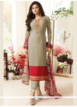 Drashti Dhami Embroidered Work Churidar Designer Suit