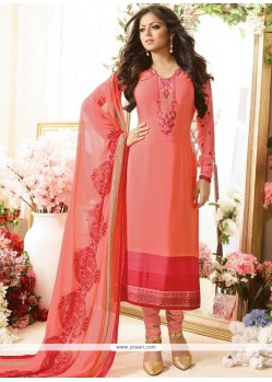 Drashti Dhami Pink Churidar Designer Suit