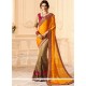 Resham Work Banarasi Silk Half N Half Saree