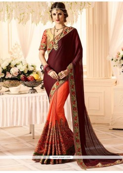 Half N Half Designer Saree For Wedding