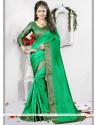 Patch Border Work Traditional Saree