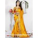 Yellow Traditional Saree