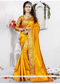 Yellow Traditional Saree