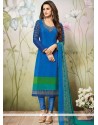 Embroidered Work Churidar Designer Suit