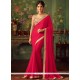 Faux Georgette Rani Classic Designer Saree