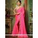 Art Silk Patch Border Work Classic Designer Saree