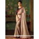 Art Silk Beige Designer Traditional Saree