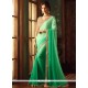 Green Shaded Saree