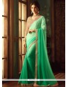 Green Shaded Saree