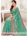 Sea Green Classic Saree