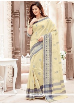 Chanderi Cotton Designer Saree