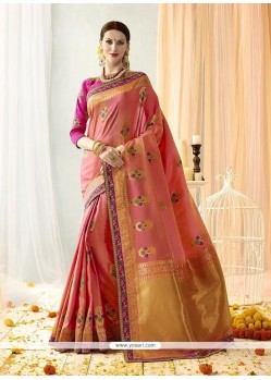 Art Silk Thread Work Designer Traditional Saree