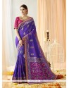 Art Silk Thread Work Traditional Designer Saree