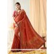 Art Silk Zari Work Traditional Saree