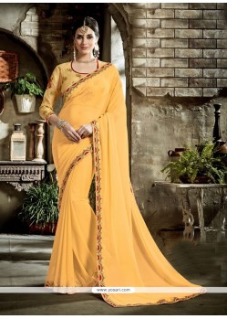 Embroidered Work Saree