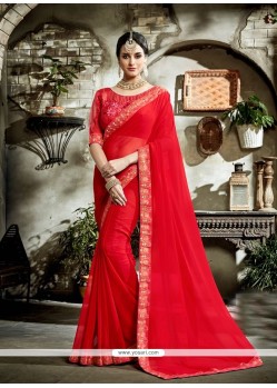 Faux Georgette Designer Saree