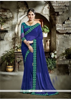 Faux Georgette Classic Saree