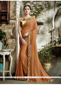 Brown Classic Designer Saree