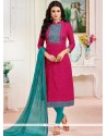 Hot Pink Churidar Suit