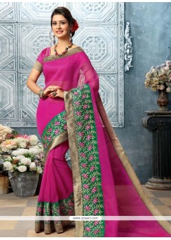 Art Silk Rani Designer Traditional Saree