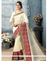 Embroidered Work Traditional Saree