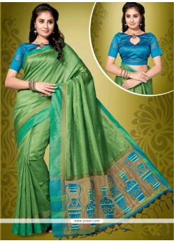 Art Silk Weaving Work Designer Traditional Saree