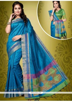 Weaving Work Art Silk Traditional Designer Saree