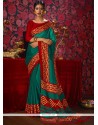 Fancy Fabric Print Work Casual Saree