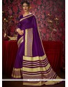 Purple Casual Saree