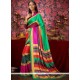 Print Work Fancy Fabric Casual Saree