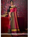 Fancy Fabric Print Work Casual Saree