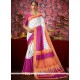 Fancy Fabric Print Work Casual Saree