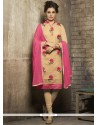 Embroidered Work Cotton Churidar Designer Suit