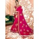 Hot Pink Traditional Designer Saree