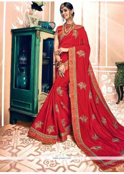 Art Silk Resham Work Designer Traditional Saree