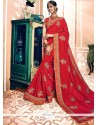 Art Silk Resham Work Designer Traditional Saree