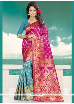 Art Silk Weaving Work Designer Traditional Saree