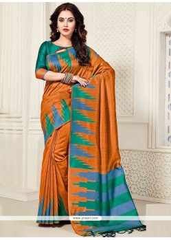 Weaving Work Art Silk Traditional Saree