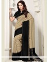 Beige Weaving Work Art Silk Traditional Saree