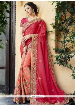 Designer Half N Half Saree For Bridal