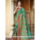 Patch Border Work Fancy Fabric Classic Designer Saree