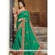 Green Fancy Fabric Designer Saree