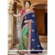 Patch Border Work Fancy Fabric Designer Half N Half Saree