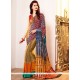 Print Work Faux Georgette Printed Saree