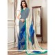 Faux Georgette Printed Saree