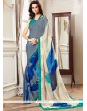 Faux Georgette Printed Saree