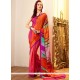 Faux Georgette Multi Colour Print Work Printed Saree