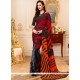 Faux Georgette Multi Colour Print Work Printed Saree